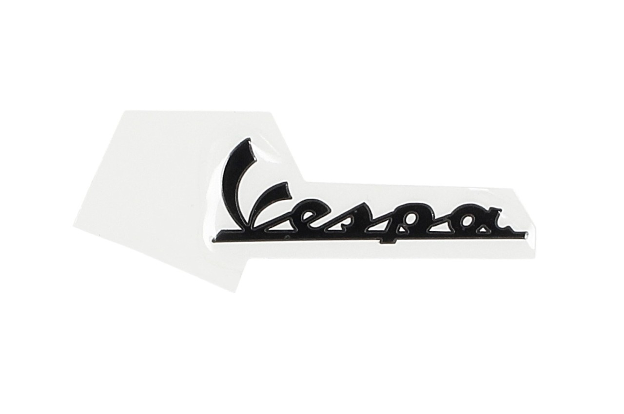 Vespa, para escudo frontal y baúl, negro, mate