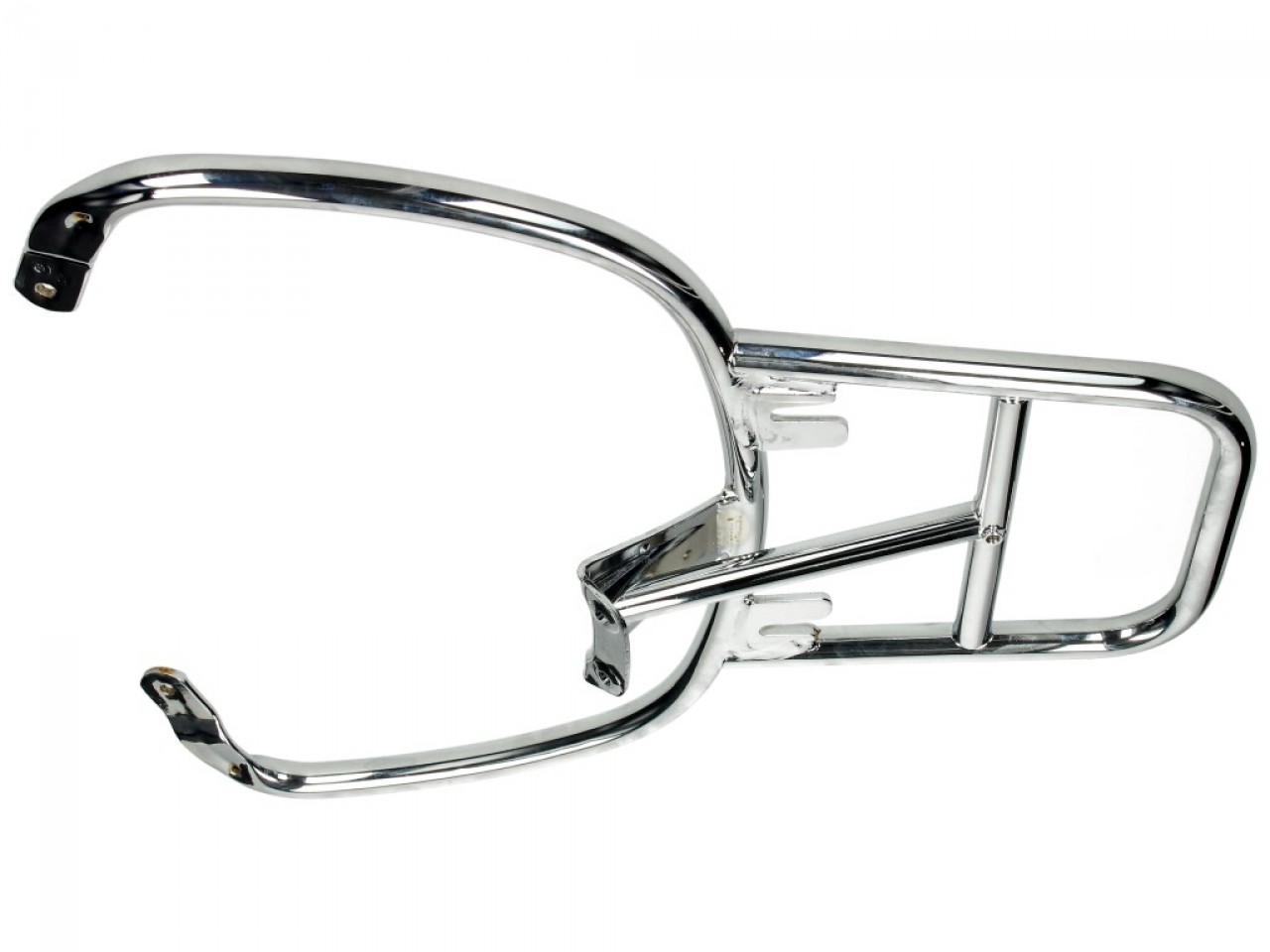Portaequipajes trasero cromado para Vespa Primavera / Sprint / Elettrica