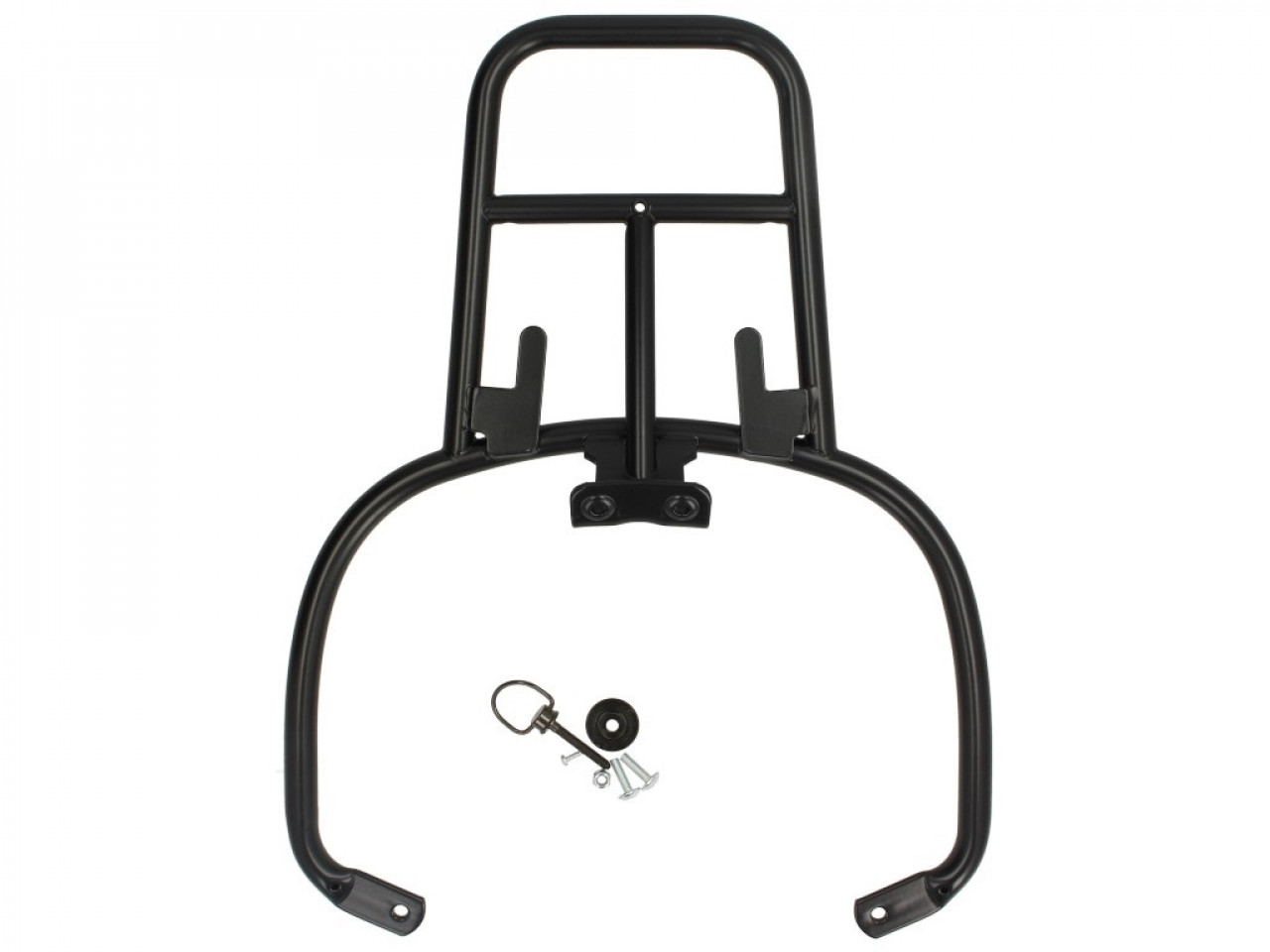 Portaequipajes trasero para Vespa GTS, negro mate, para el baúl trasero de 32 litros de la Vespa