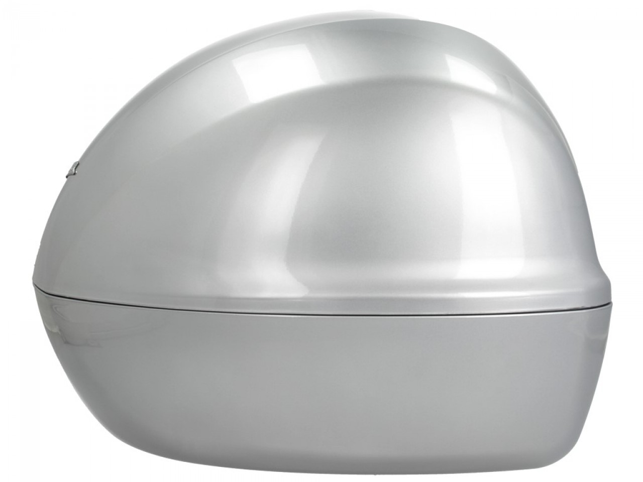 Baúl trasero para Vespa de 32 l, color plata, modelo 719/C, sin respaldo