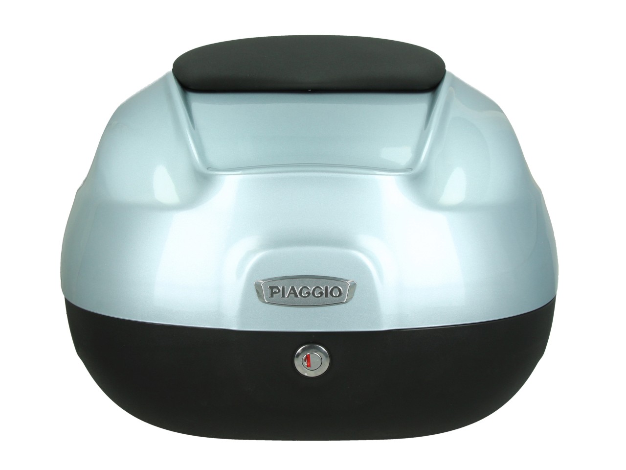 Maleta trasera de 37 l con respaldo para Piaggio Medley Basic 125/200 (24-25) - azul-gris G14