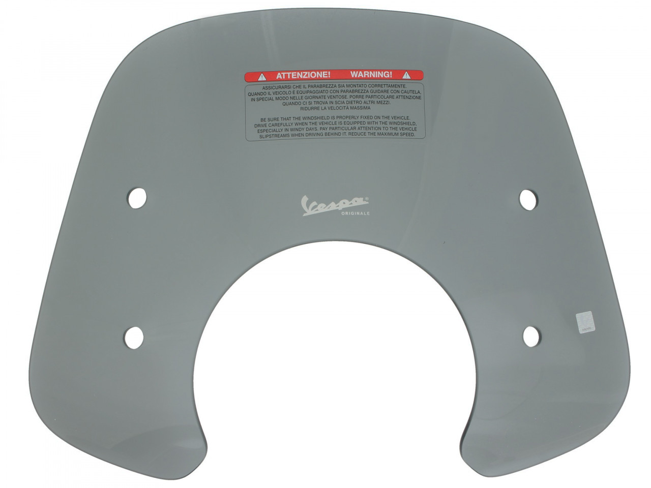 Parabrisas deportivo «Cruiser» tintado para Vespa GTS / Super (HPE y SuperTech), original de Vespa