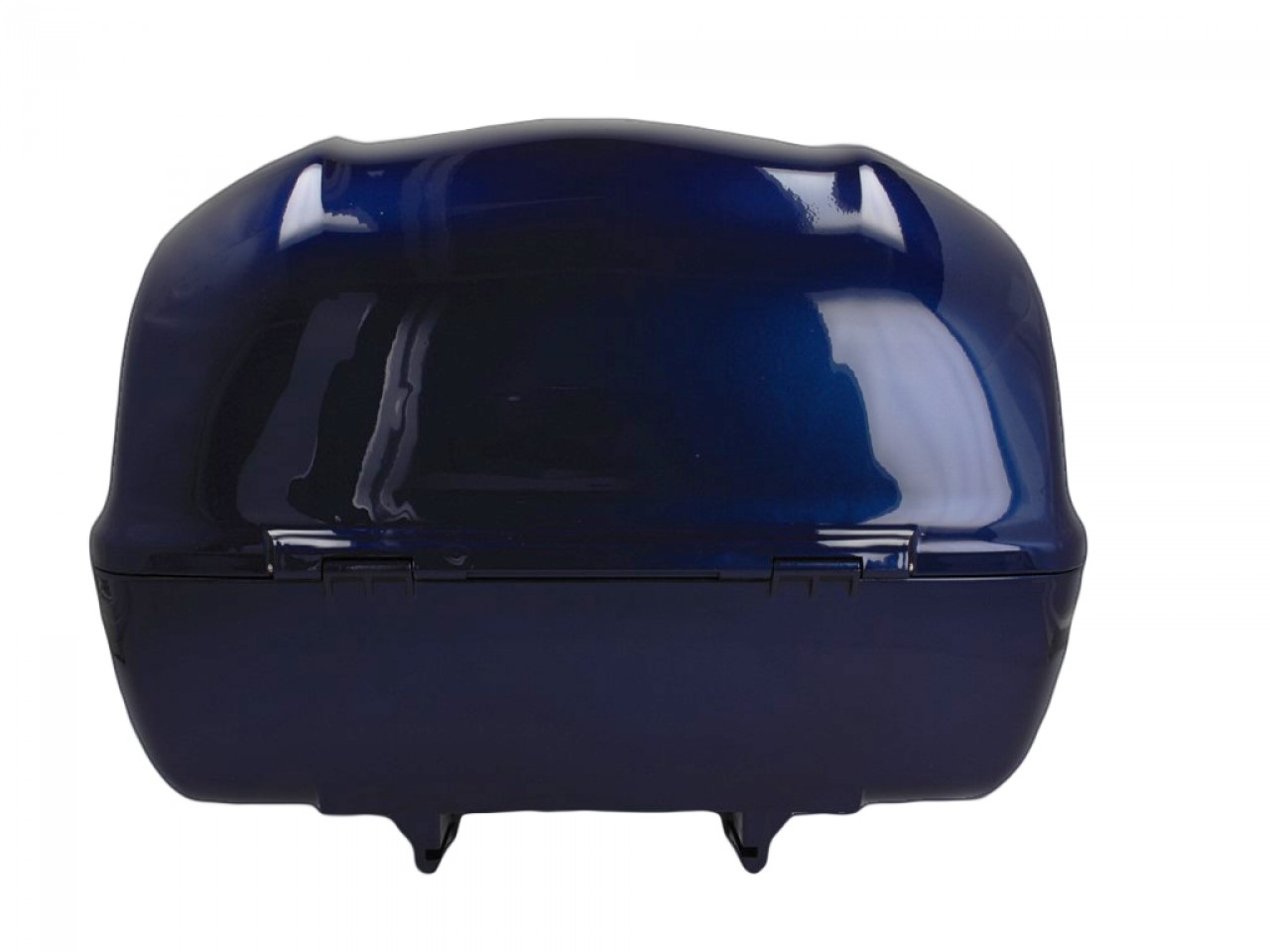 Baúl para Vespa de 32 l, azul oscuro brillante, 289/A, sin respaldo