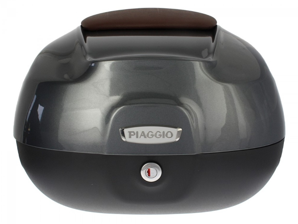 Maleta superior de 37 l con respaldo para Piaggio Medley 125/150 (16-18) - gris 798/B