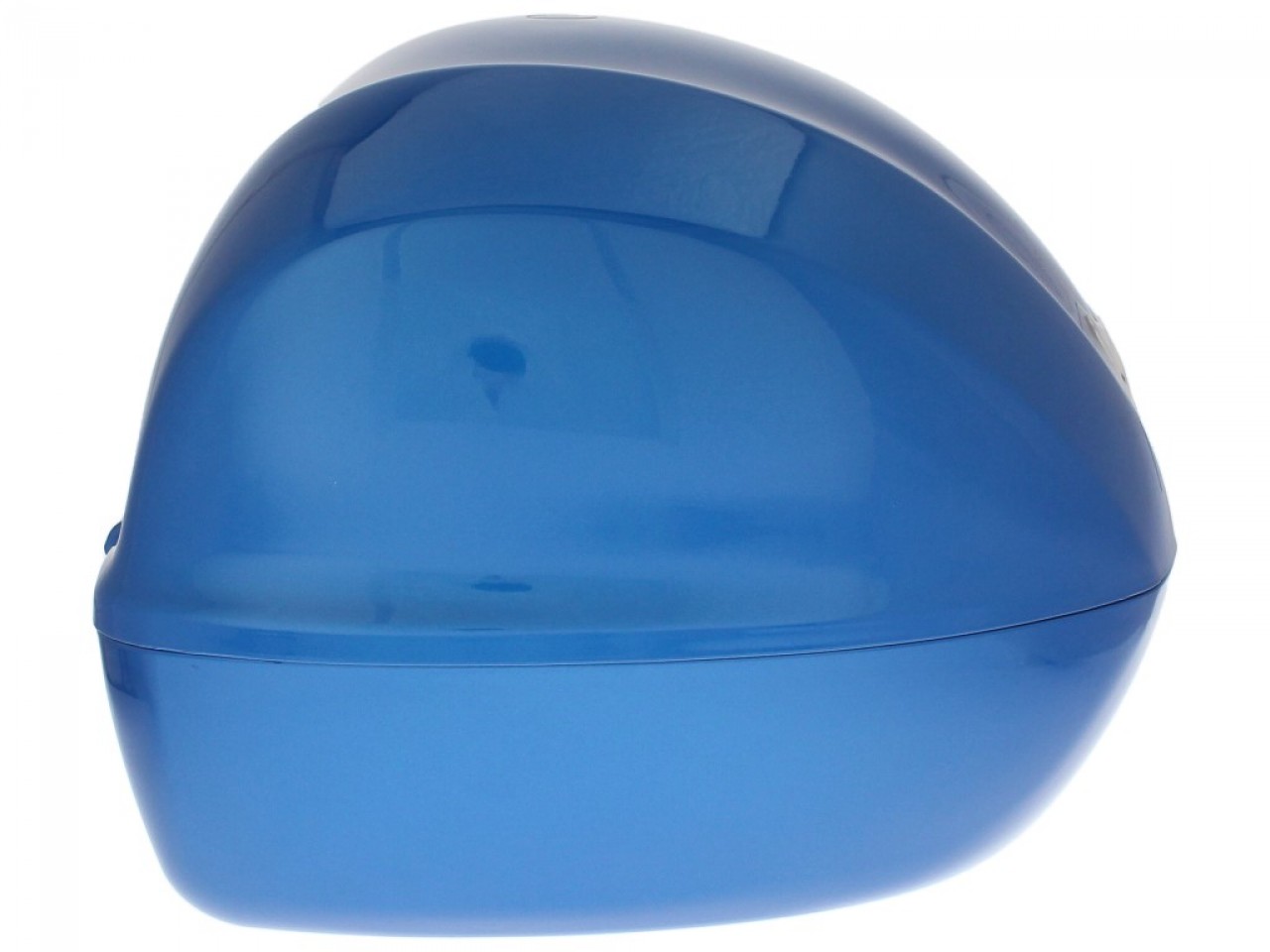 Baúl para Vespa de 32 l, azul claro brillante, 261/A, sin respaldo