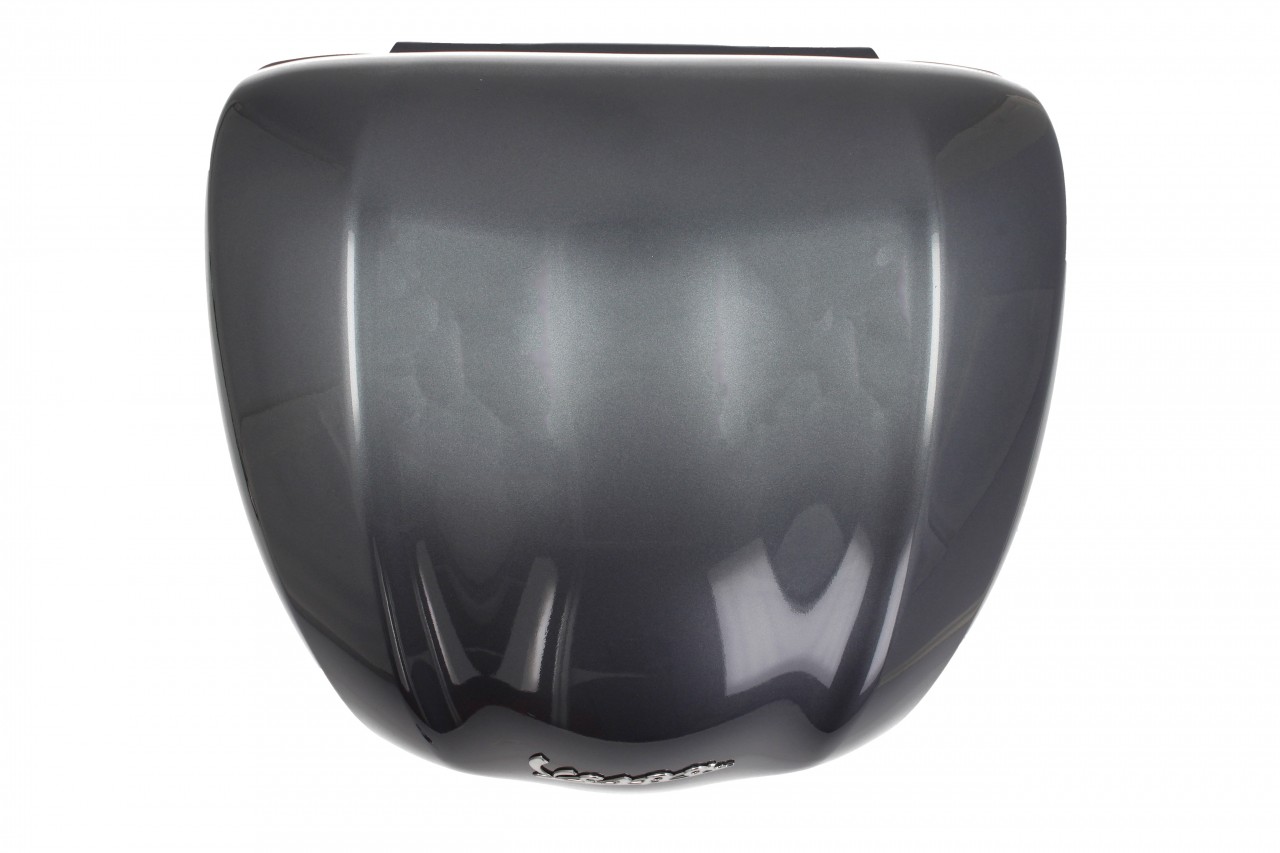 Baúl trasero para Vespa de 32 l, gris brillante, G03, sin respaldo