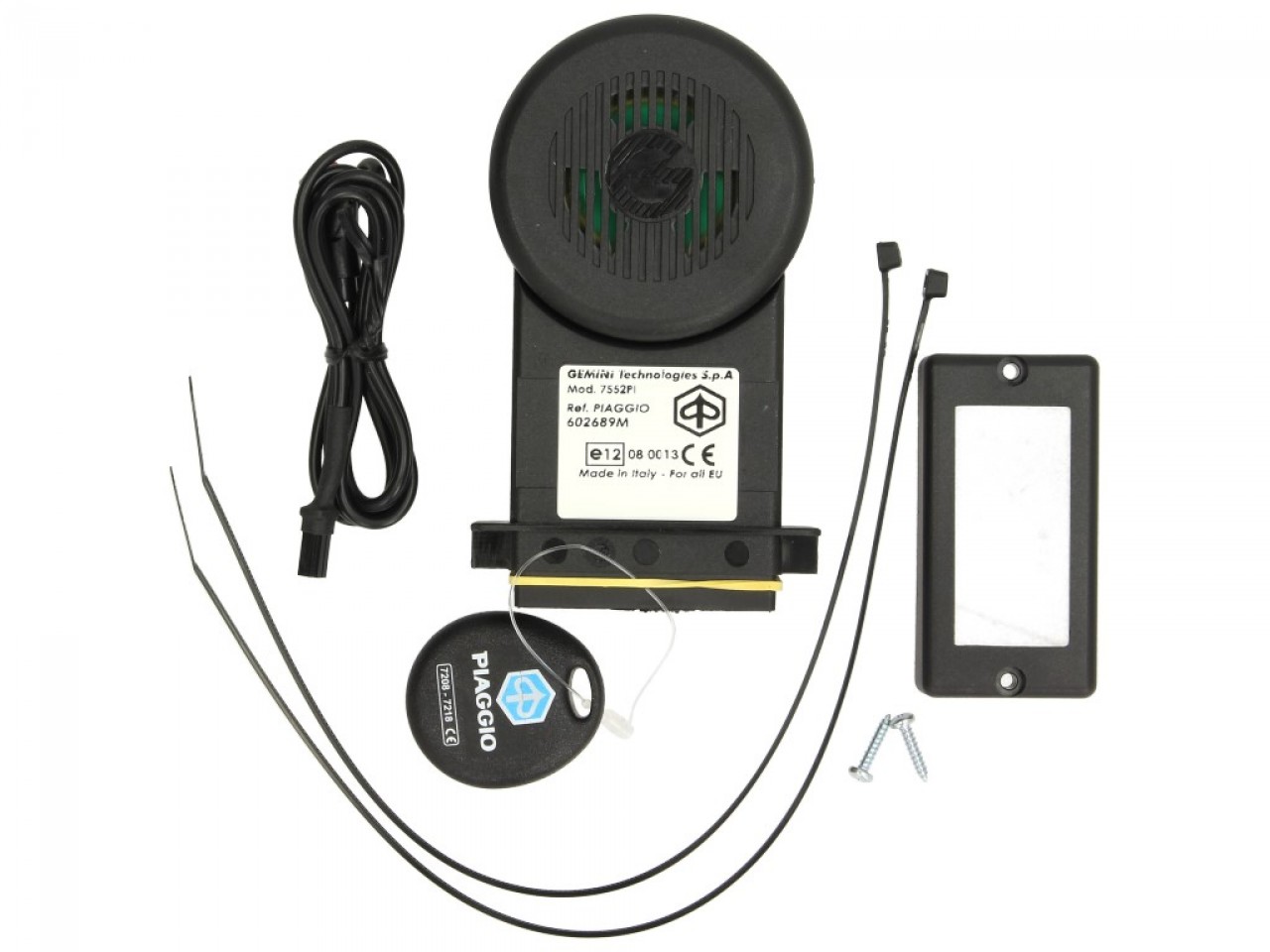 Sistema de alarma E-1 para Vespa