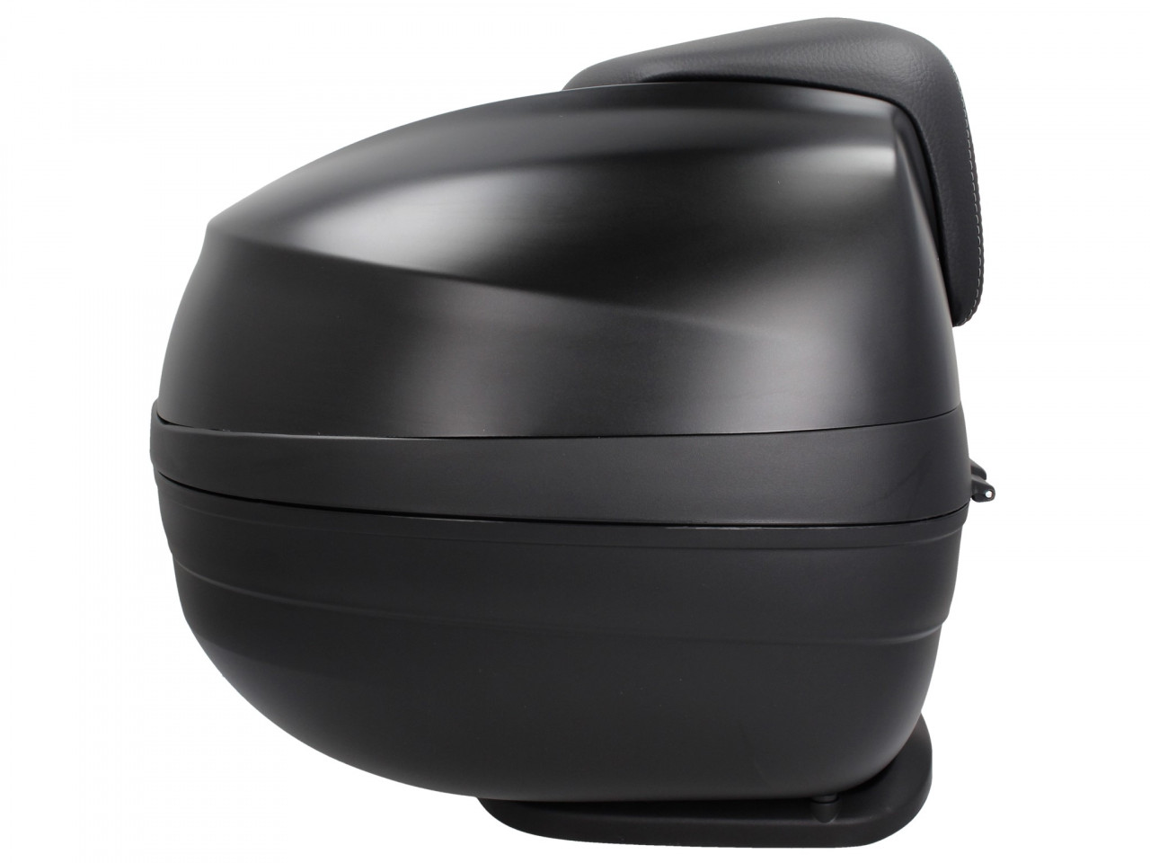 Top Case, 37 l, (NO_negro mate 93/B) incl. cojín trasero para Piaggio MP3 500 Sport Advance HPE