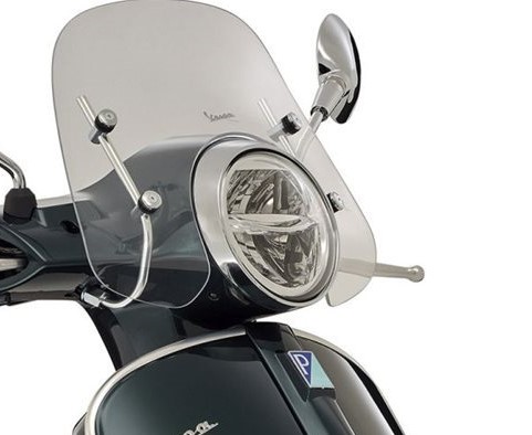 Anillo de la lámpara del marco del faro Vespa GTS 2019 - Cromo