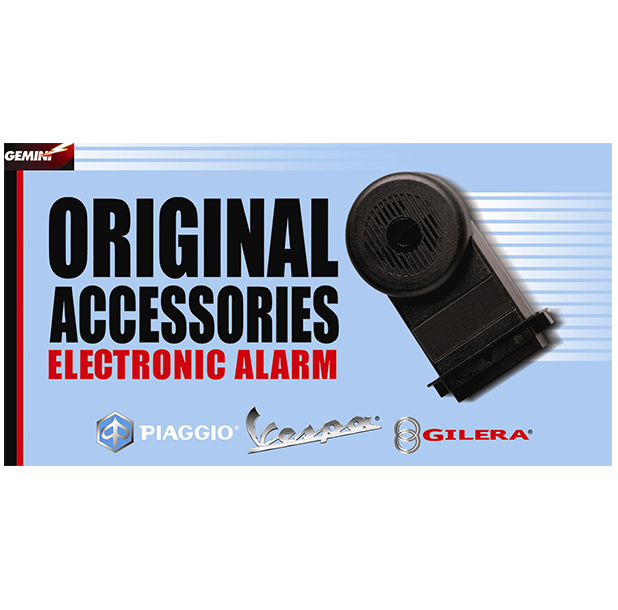 Sistema de alarma E-1 para Vespa