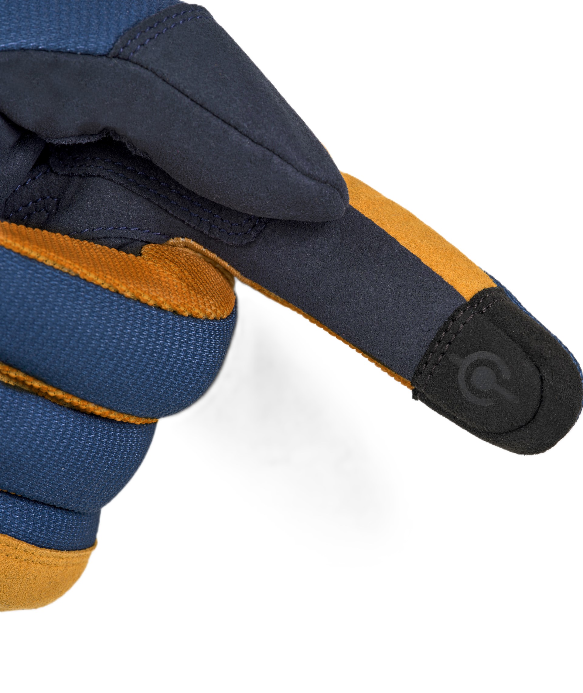 Guantes Vespa Officina 8 azul amarillo