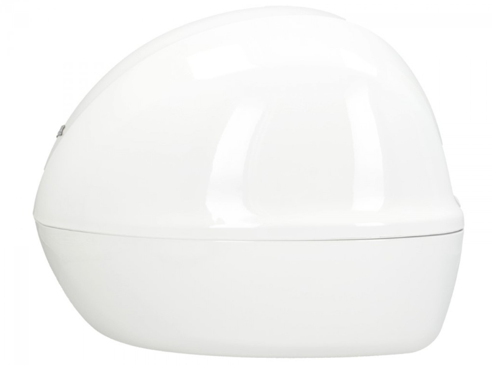 Baúl trasero para Vespa de 32 l, blanco brillante, 544, sin respaldo