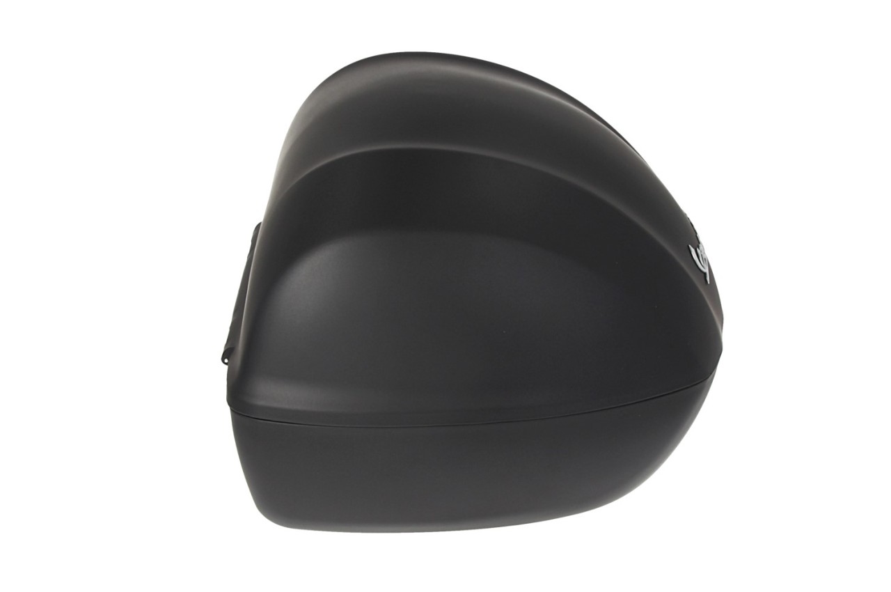 Baúl para Vespa de 32 l, negro mate, modelo 99/C, sin respaldo