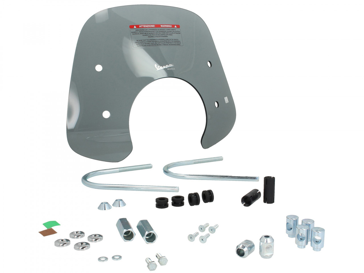 Parabrisas deportivo «Cruiser» tintado para Vespa GTS / Super (HPE y SuperTech), original de Vespa