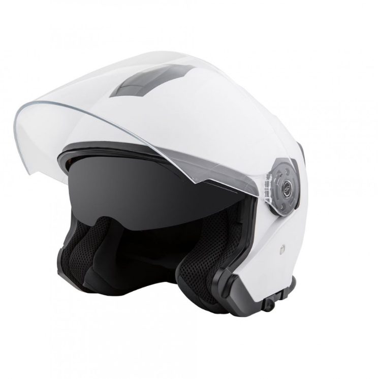 Casco jet Piaggio PFJ blanco talla L