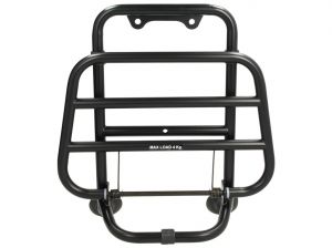 Portaequipajes delantero original Vespa GTS/GTV/Sei Giorni, negro (Hasta el año de construcción 2018)