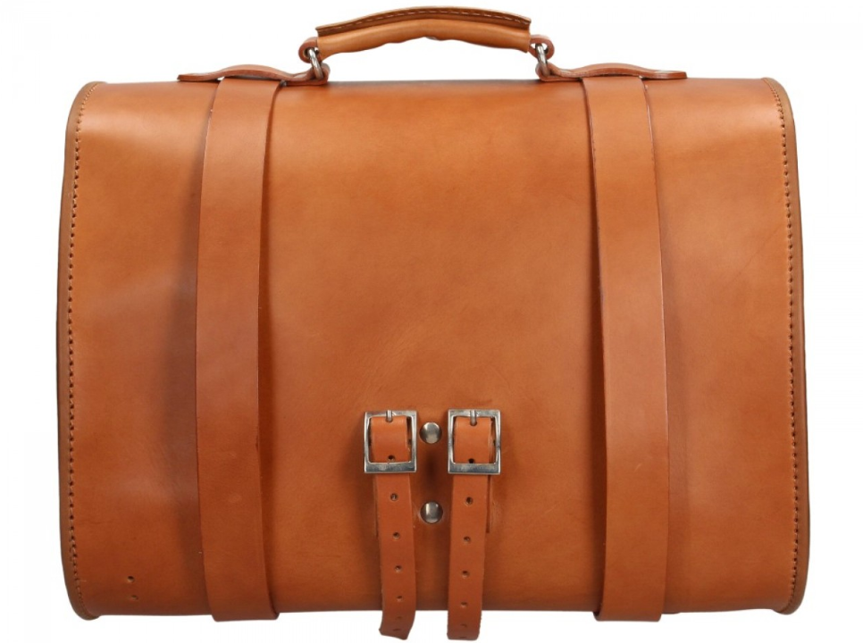 Bolsa de piel Vespa original - Marrón