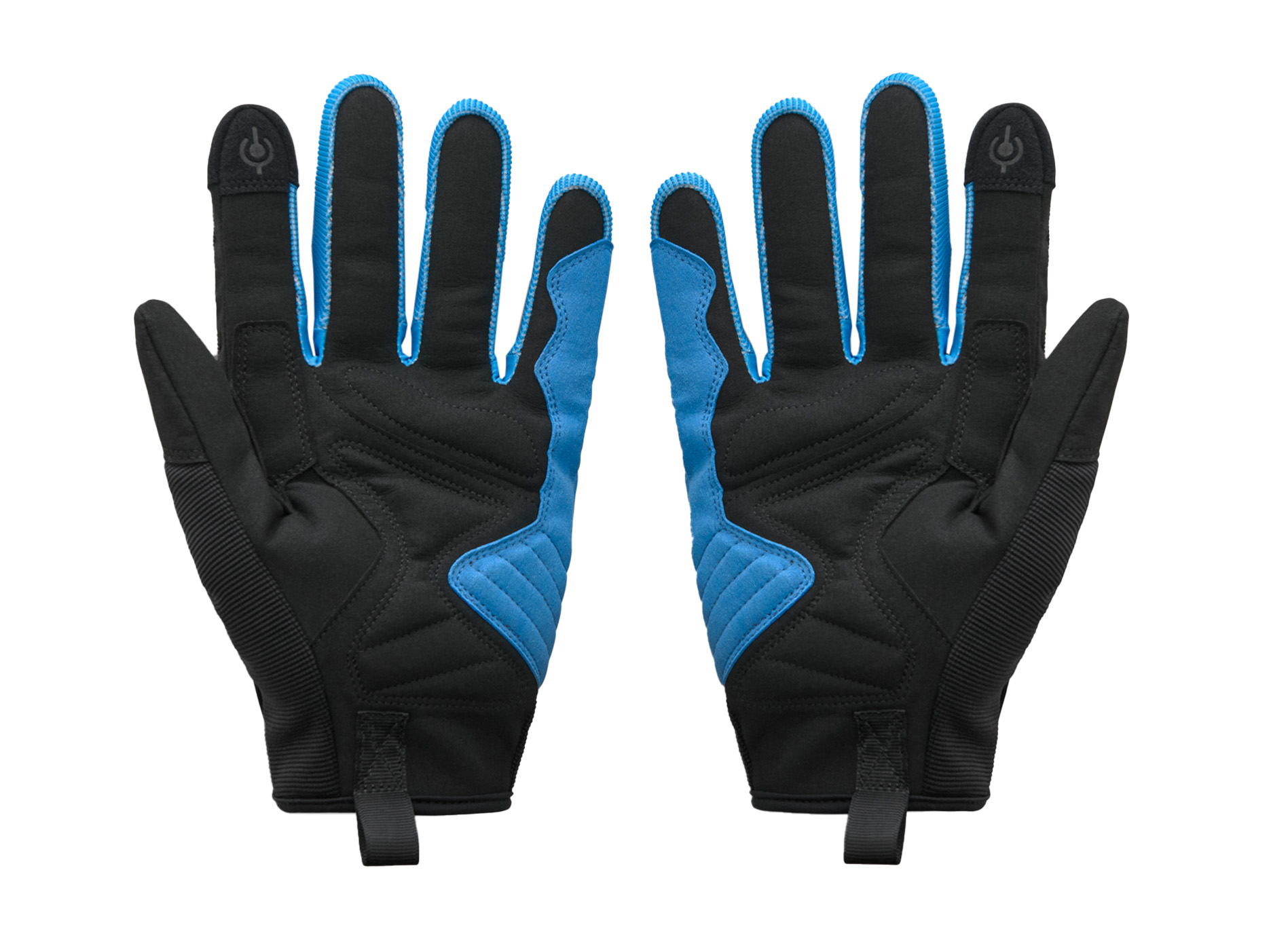 Guantes Vespa negro azul