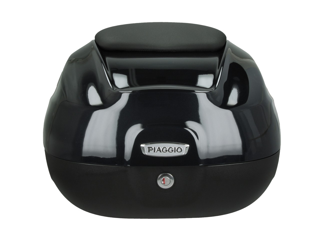 Maleta trasera de 37 l con respaldo para Piaggio Medley 125/200 (24-) - negro grafito 79/A