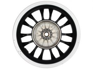 Llanta trasera negra para Vespa Sprint 4T