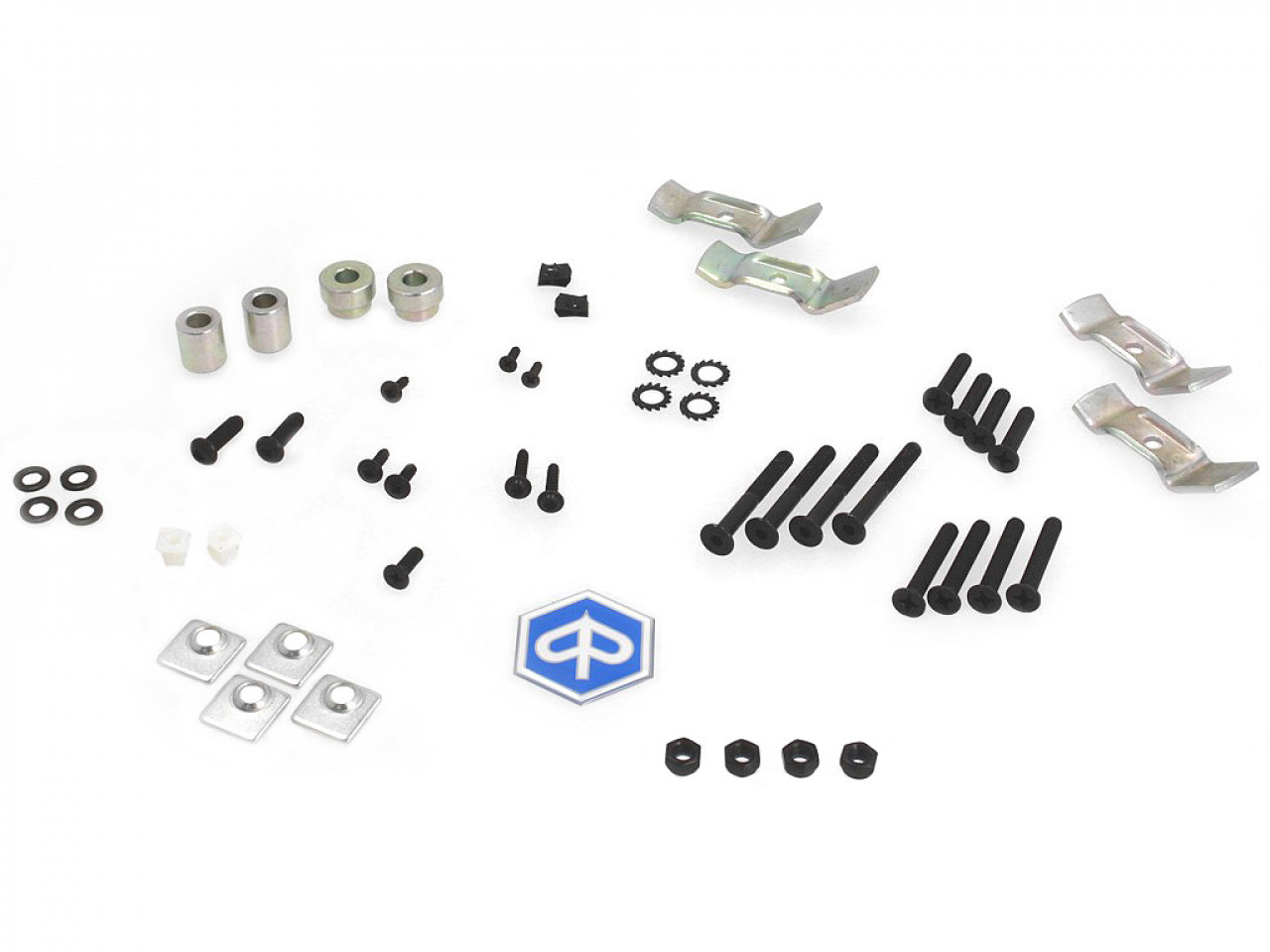 Kit Top Case (incl. placa de retención), 37 l, gris para Piaggio MP3 125 / 300 / Sport HPE