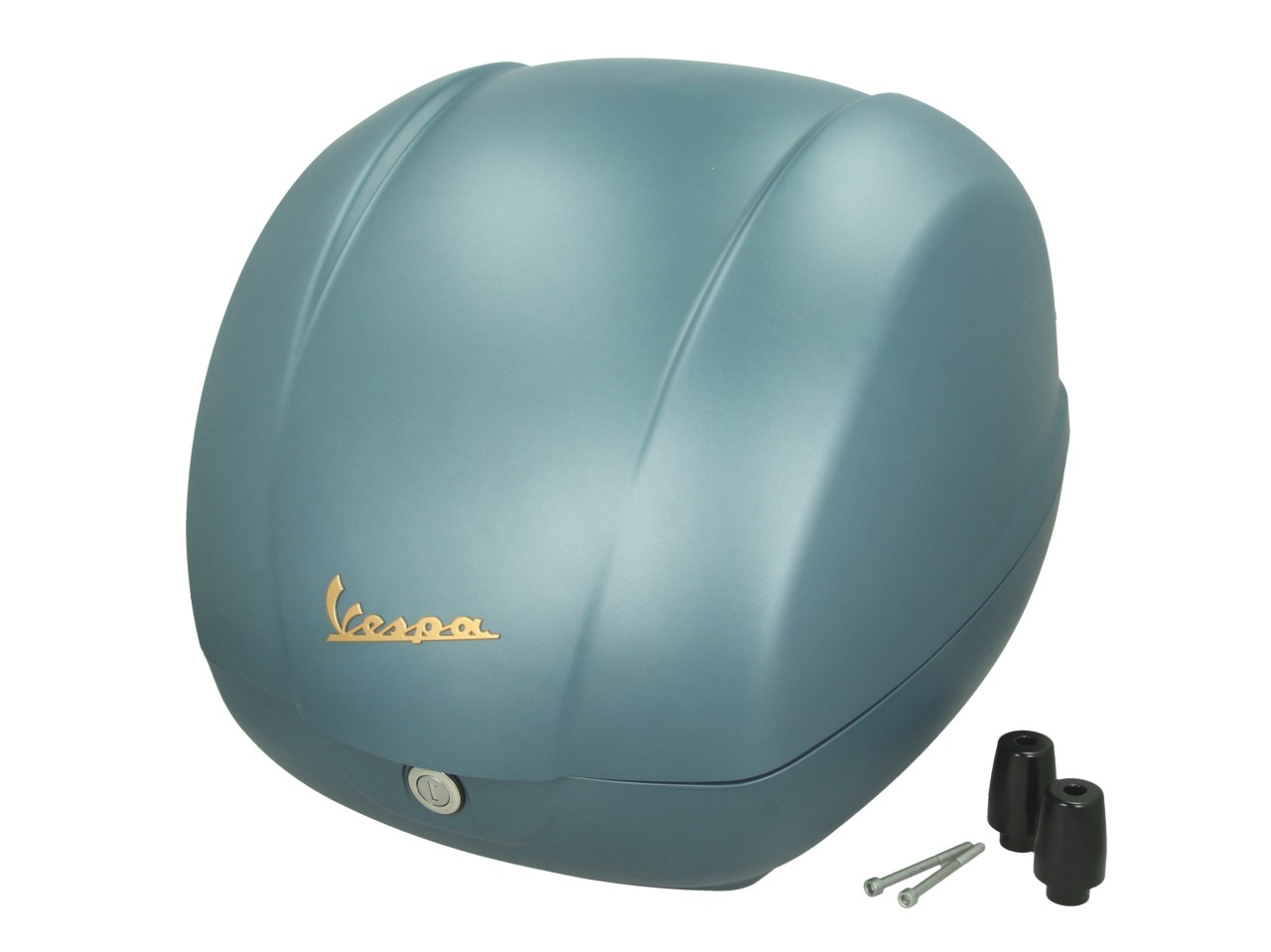 Baúl para Vespa de 36 l, azul, sin acolchado trasero, Blue Officina 8 (D31)
