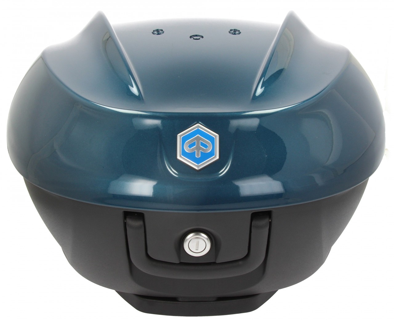Kit maletín superior 36 l. Oxígeno Azul B12 Original Piaggio para Beverly HPE (incl. placa de montaje)