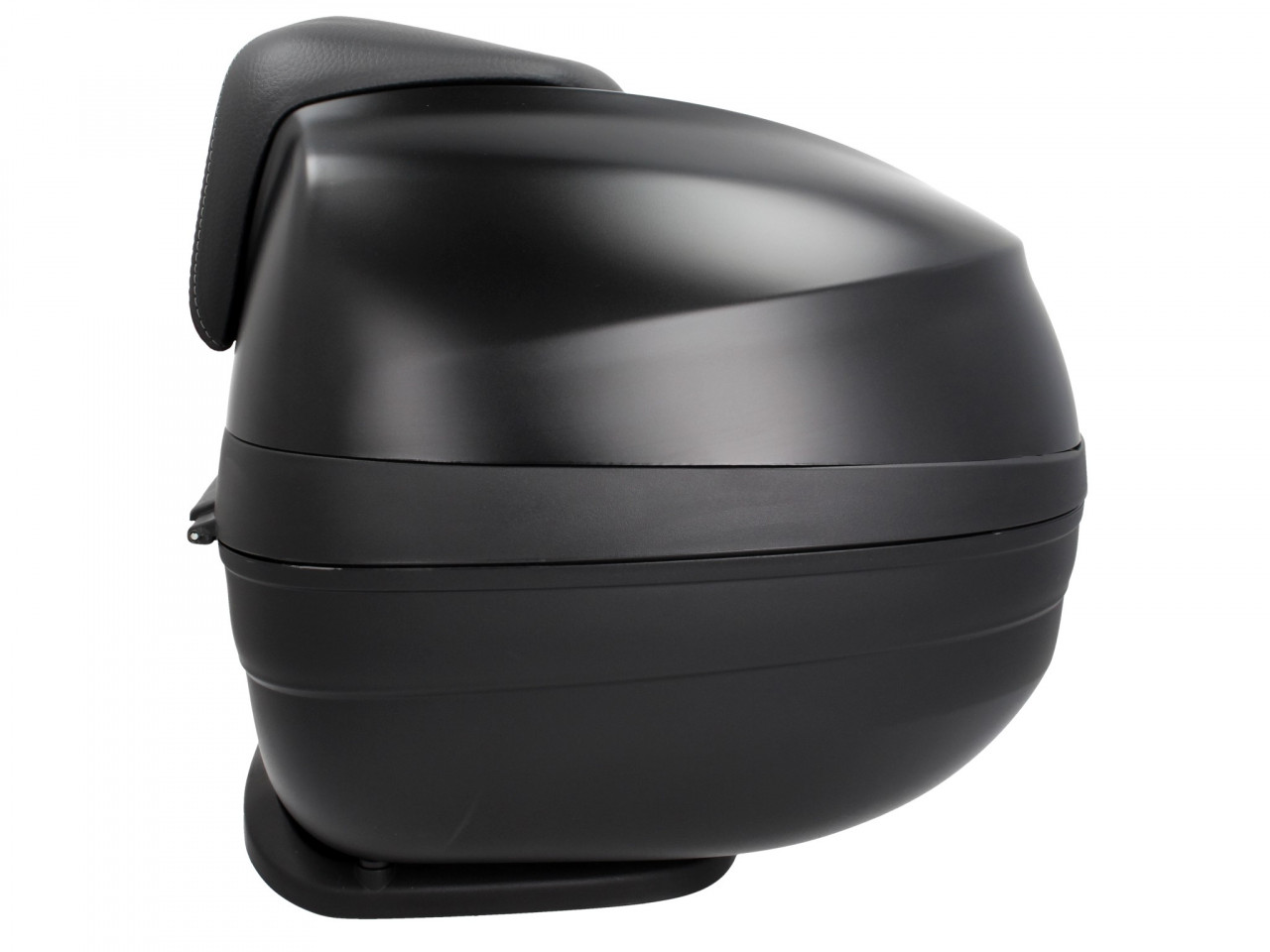 Top Case, 37 l, (NO_negro mate 93/B) incl. cojín trasero para Piaggio MP3 500 Sport Advance HPE