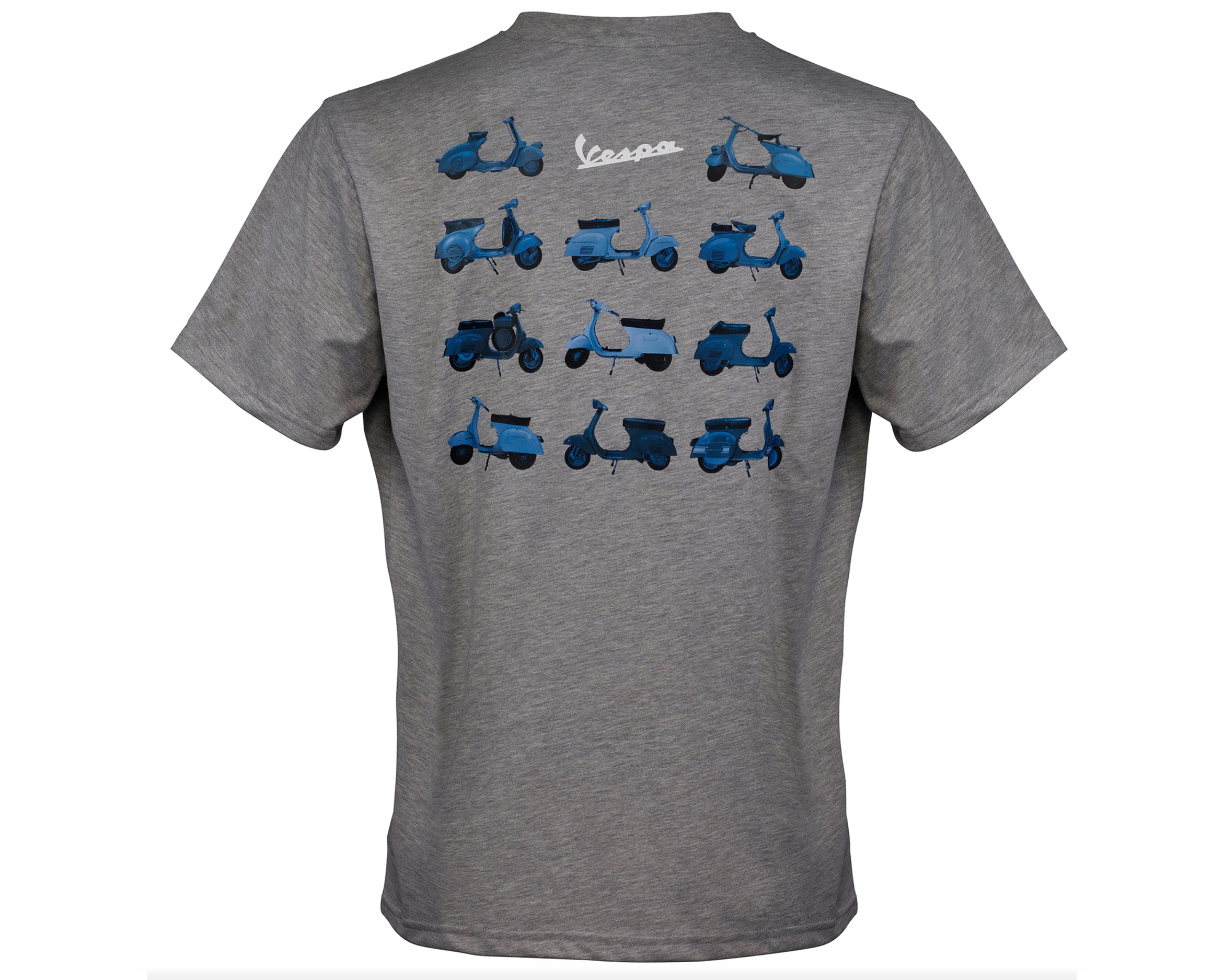 Camiseta Vespa Heritage - gris