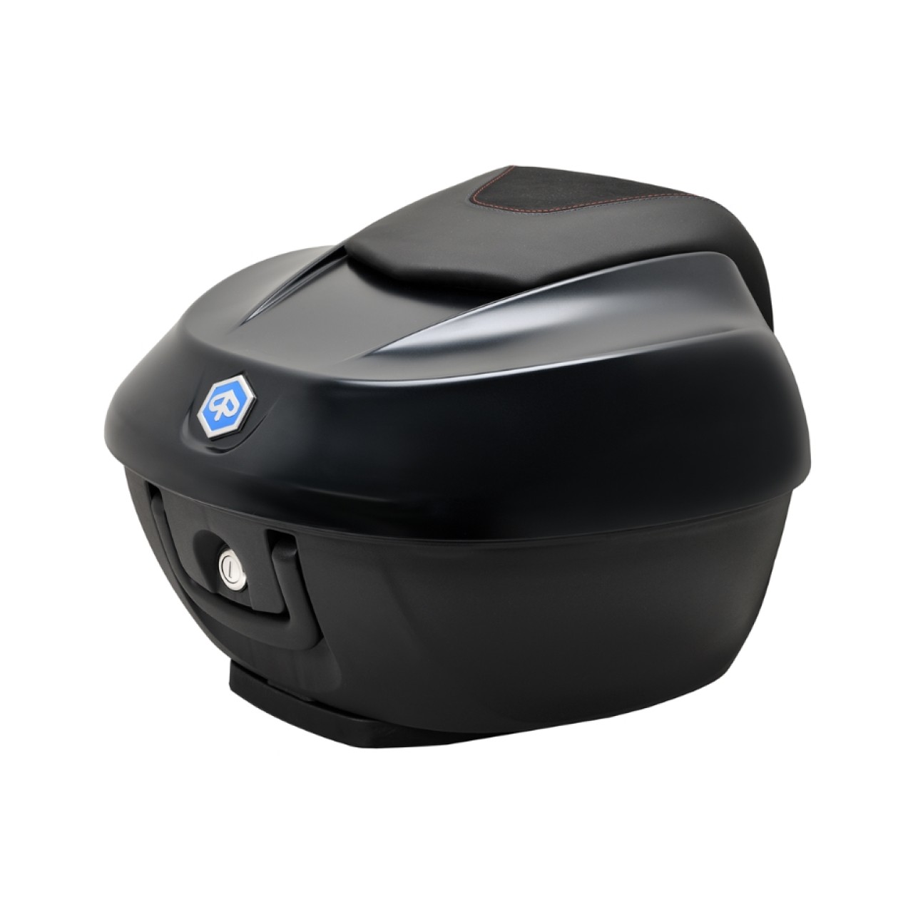 Kit baúl 36 l. negro mate metalizado N12 Original Piaggio para Beverly HPE (incl. placa de montaje)