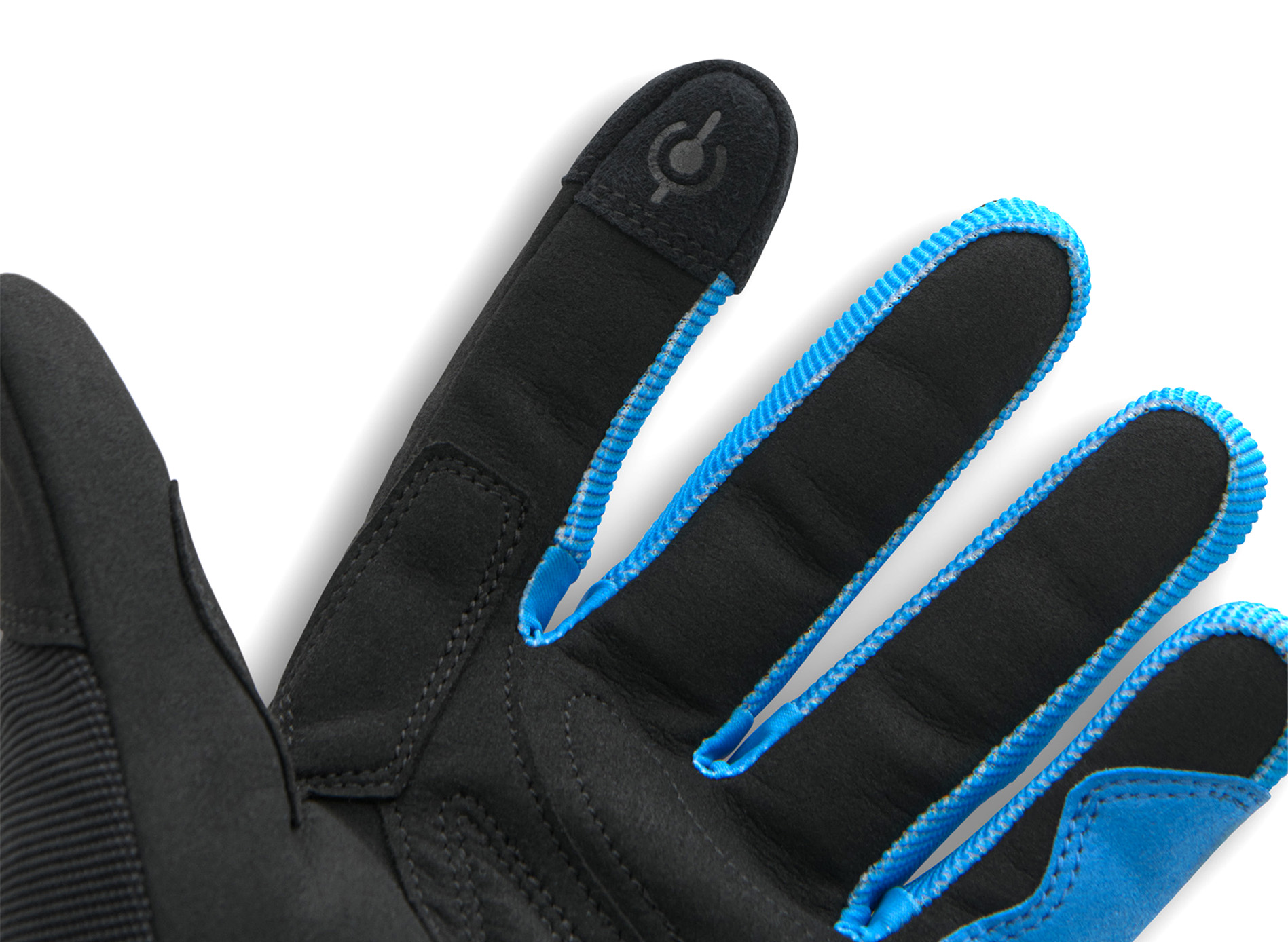 Guantes Vespa negro azul