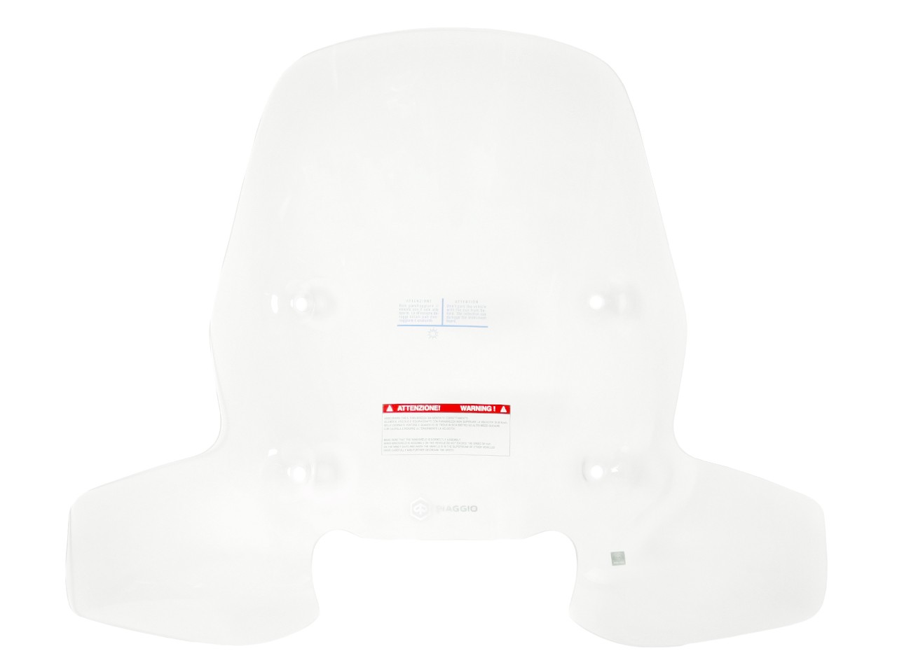 Parabrisas Urban transparente con soporte para Beverly HPE