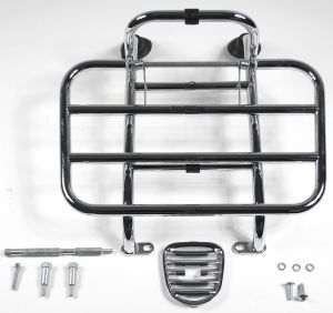 Portaequipajes delantero original, cromado para Vespa LX a partir de 2012