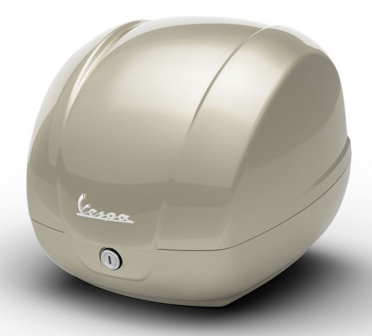 Baúl original de 36 l, color beige, Q01, para Vespa GTS 125/310 y GTV 310