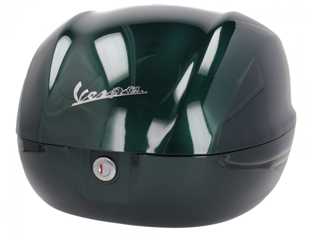 Topcase original 32 l. para Vespa Primavera / Sprint / GTS Racing 60s Verde Bosco 349/A