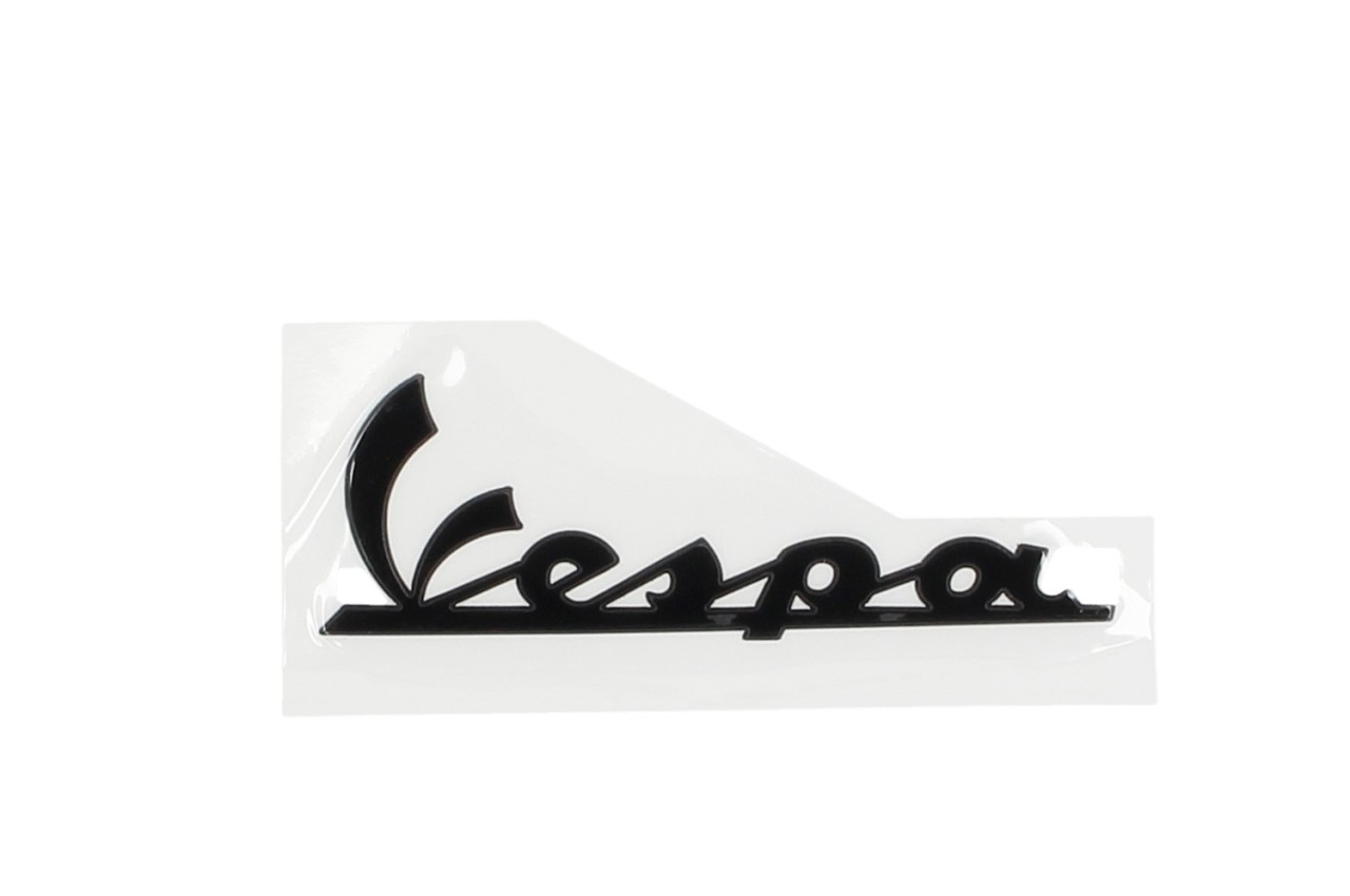 Letras "Vespa" en el escudo de la pata delantera - negro brillante/antracita