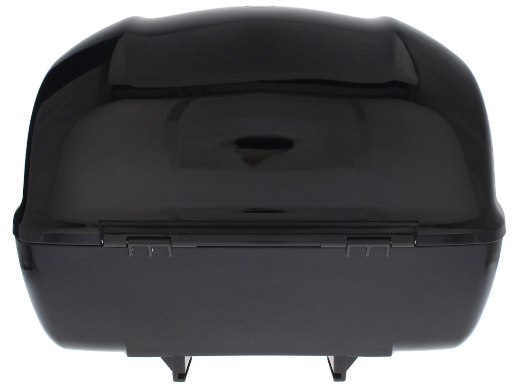 Baúl trasero para Vespa de 32 l, negro brillante, 094, sin respaldo