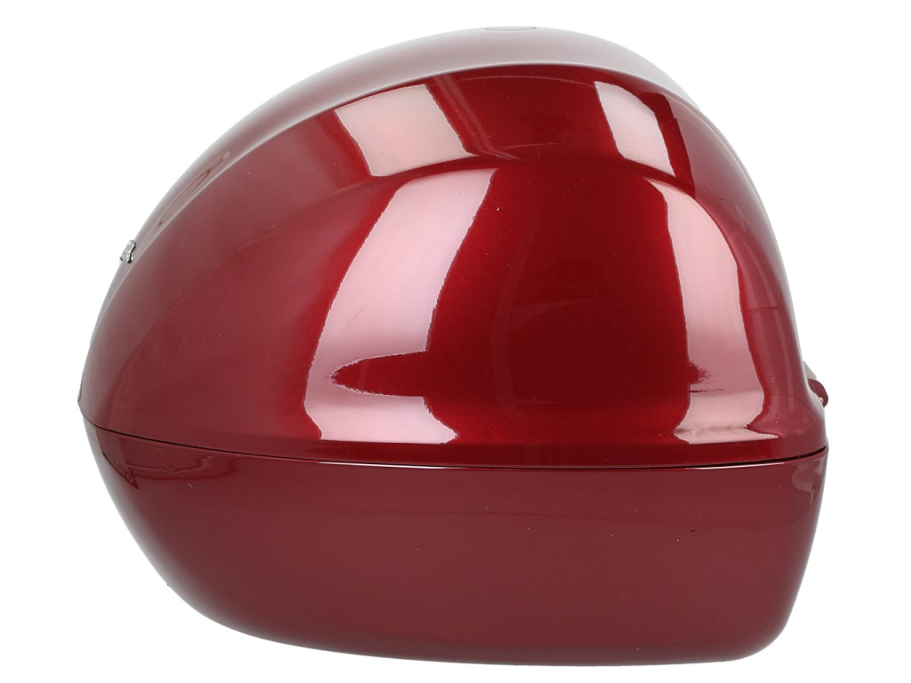 Baúl trasero para Vespa de 32 l, rojo brillante, modelo 880/A, sin respaldo