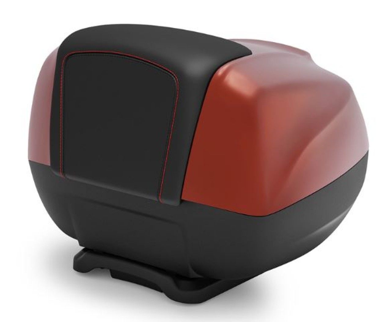 Maleta superior de 37 l con respaldo para Piaggio MP3 HPE RST 400 Sport (2022) - naranja mate A16