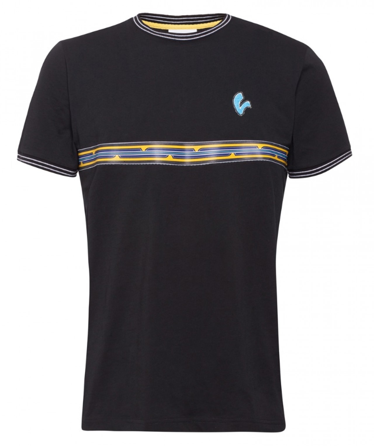 Camiseta Vespa Rayas en V Hombre