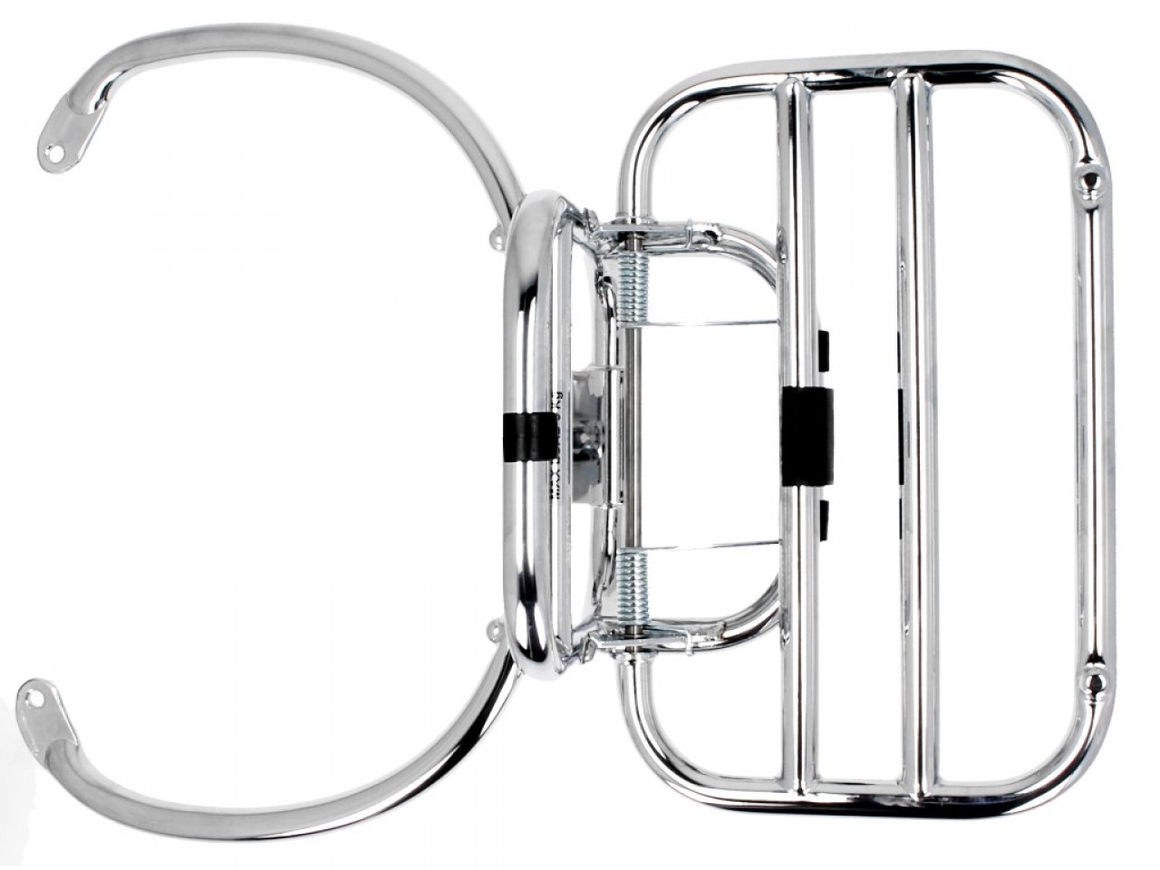 Portaequipajes trasero plegable original cromado para Vespa GTS/GTV