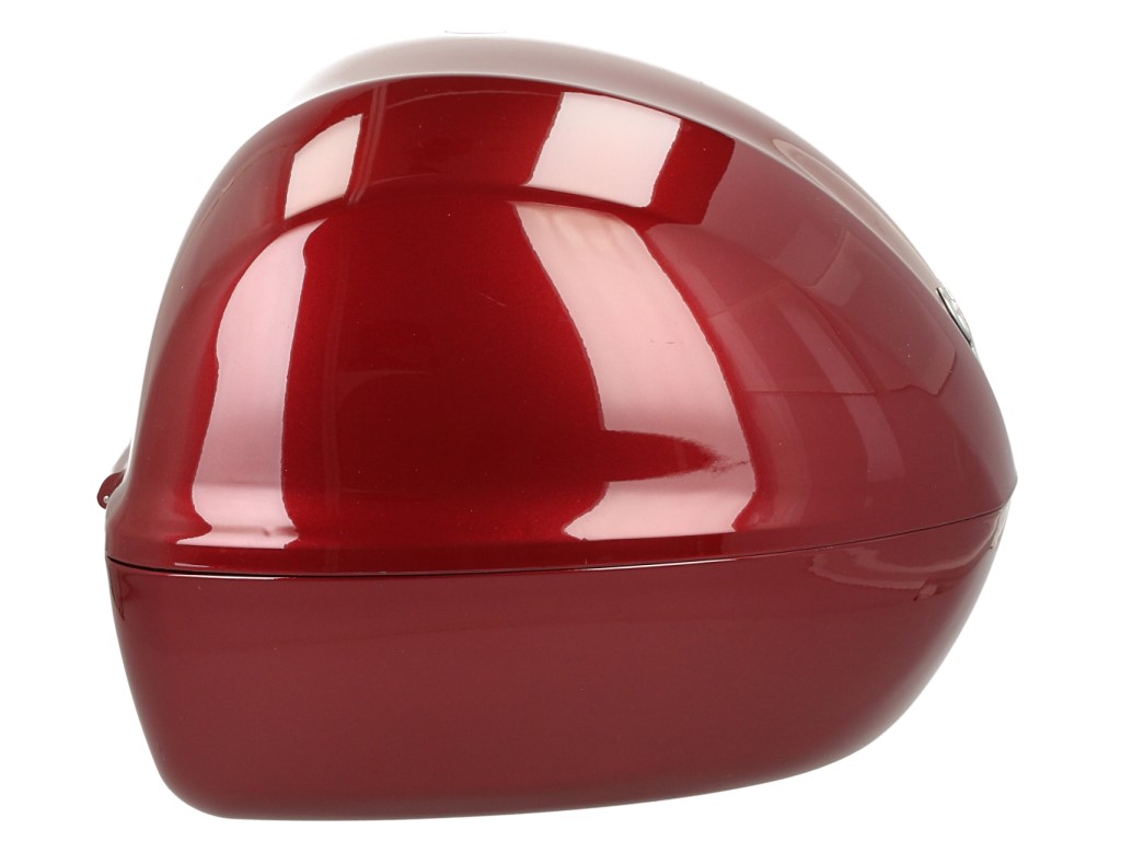 Baúl trasero para Vespa de 32 l, rojo brillante, modelo 880/A, sin respaldo