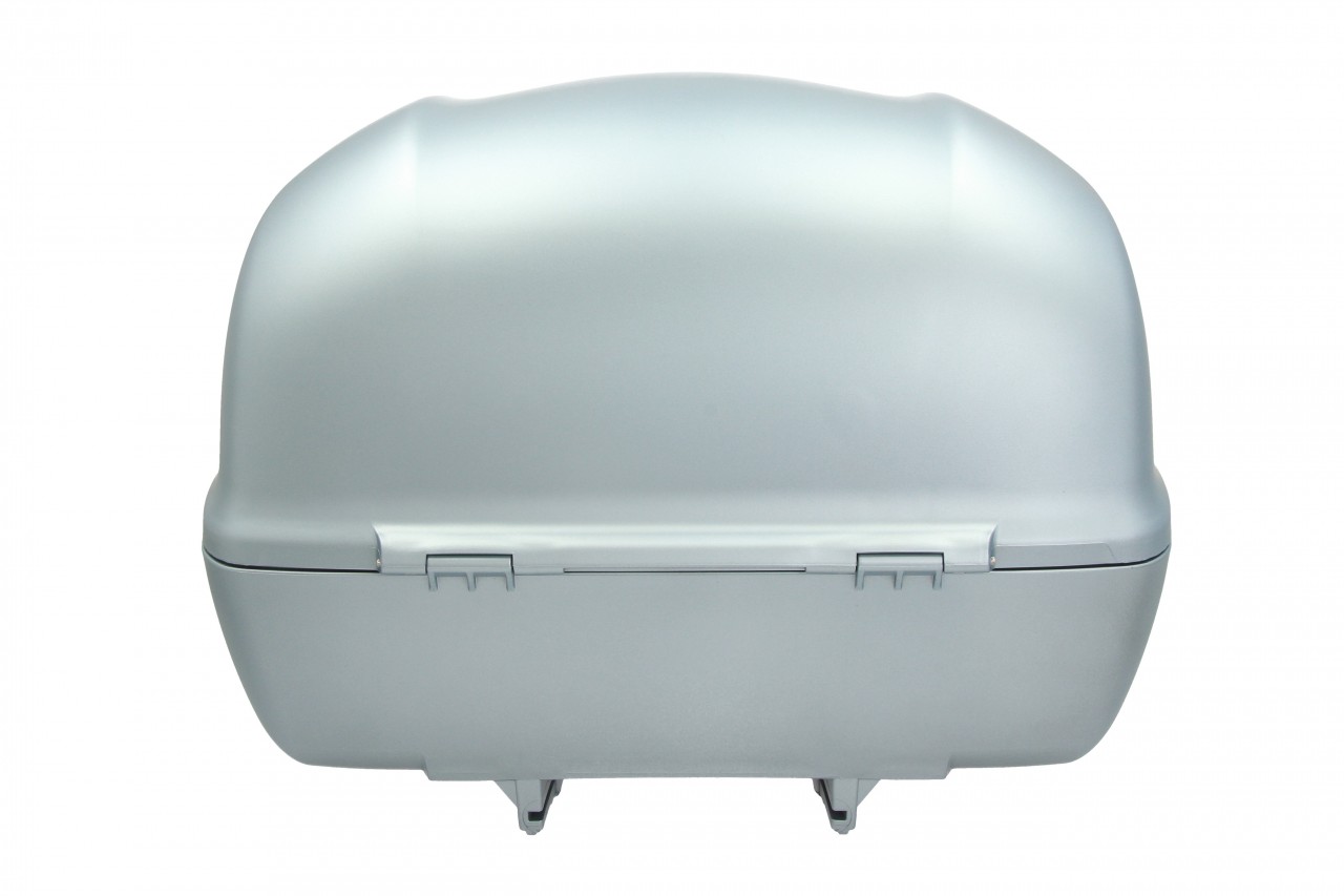 Baúl trasero para Vespa de 32 l, gris mate G02, sin respaldo