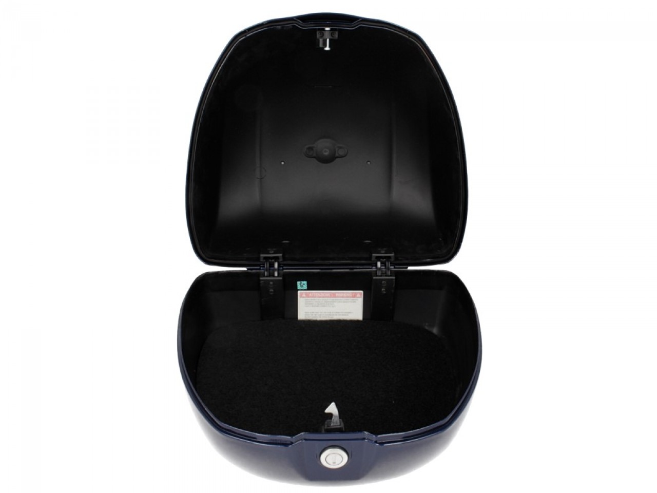 Baúl para Vespa de 32 l, azul brillante, 222/A, sin respaldo