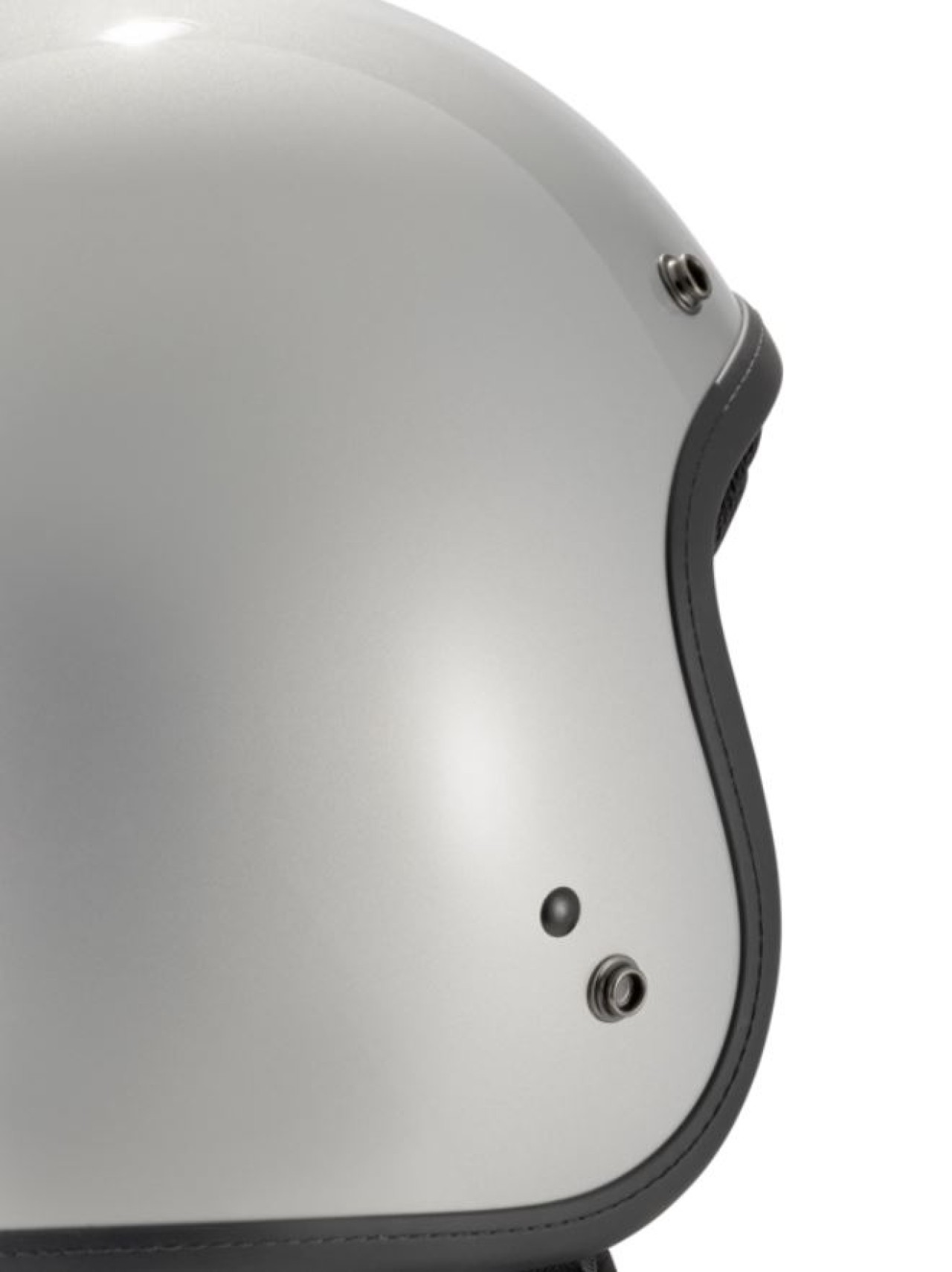 Casco Vespa jet Versilia gris