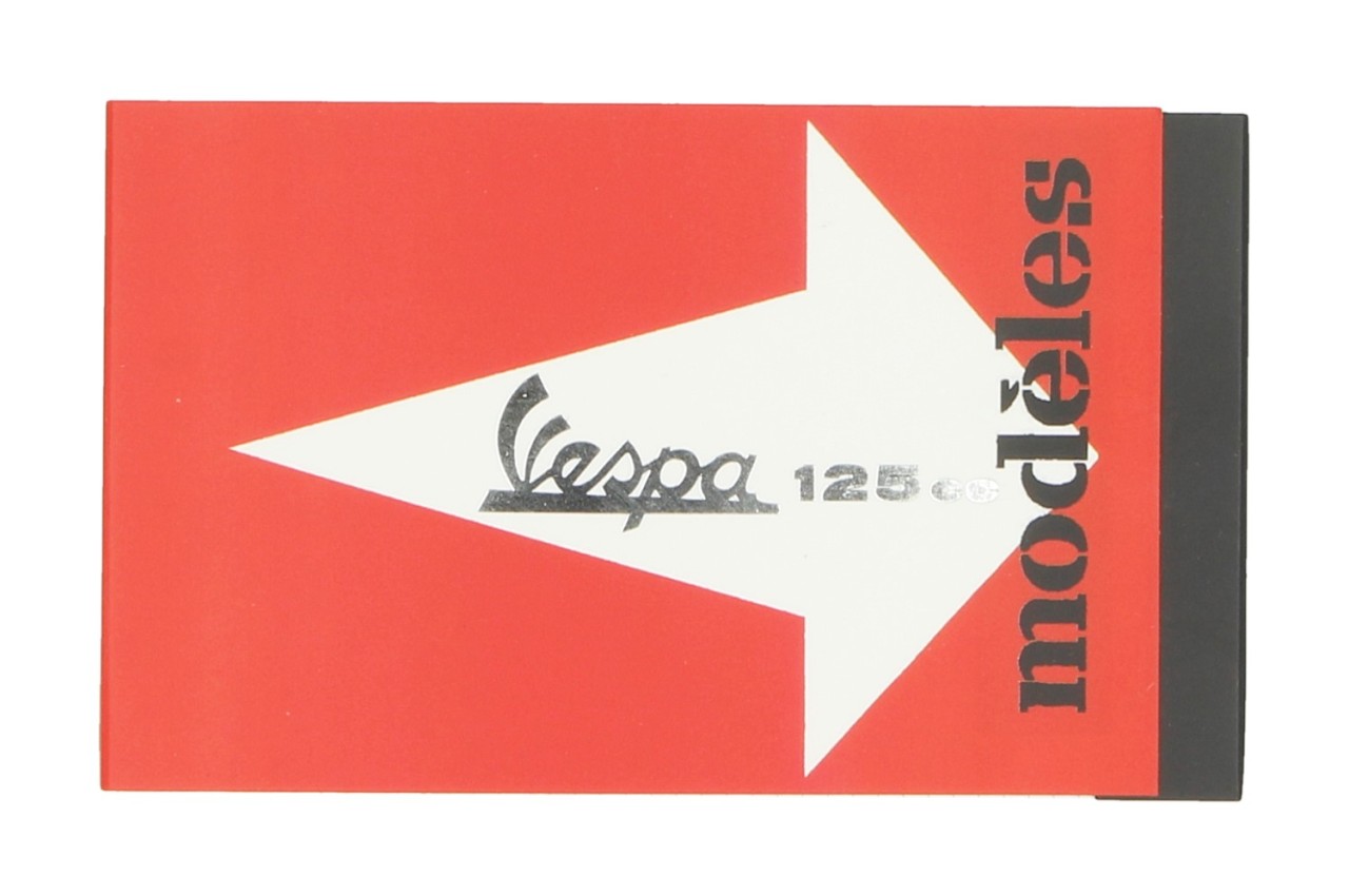 Paquete de productos oficiales de Vespa «Servizio 125»