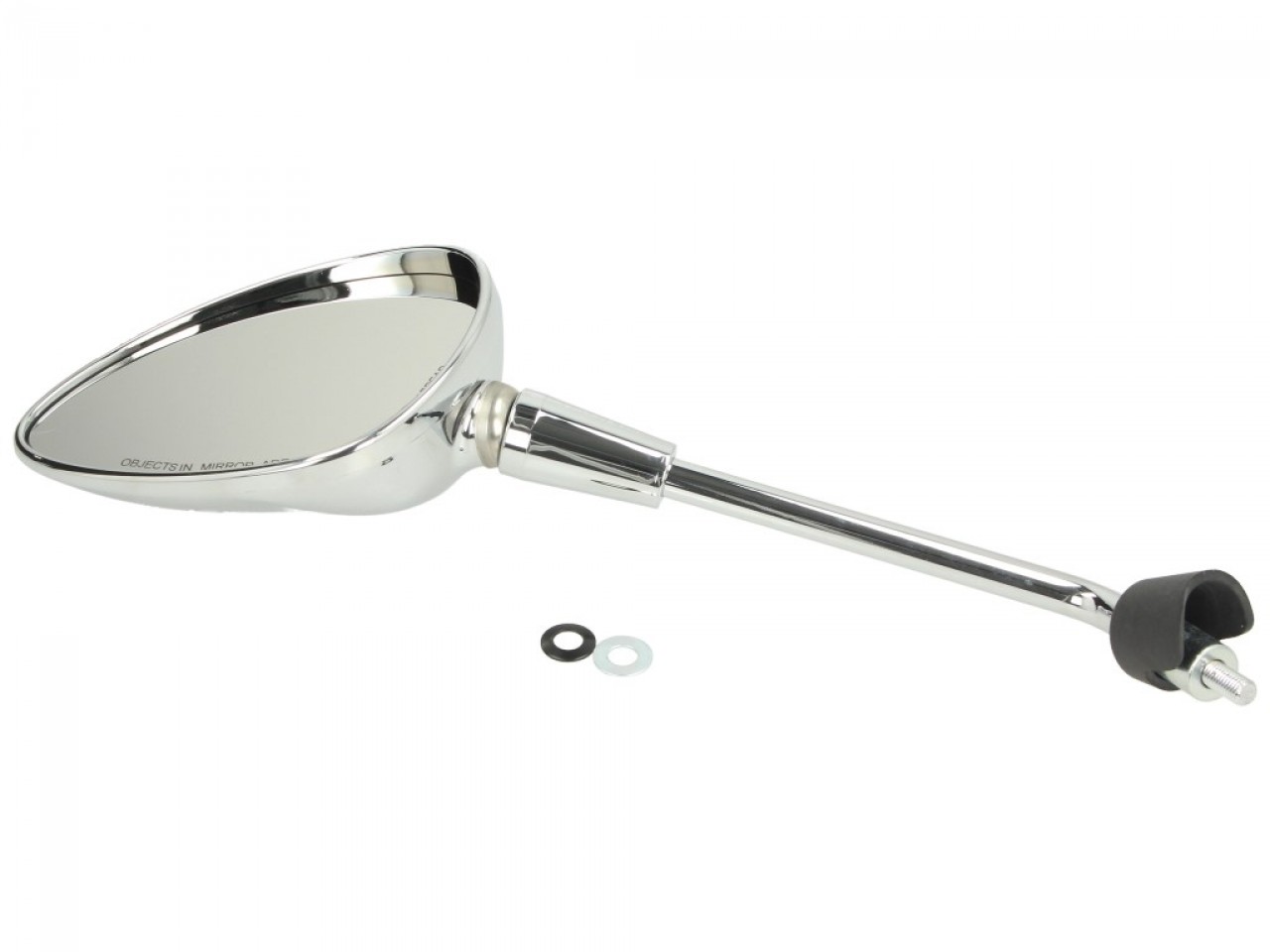 Espejo izquierdo cromado para Vespa Sprint 50-150cc 2T/4T