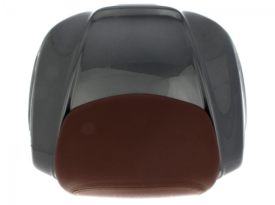 Maleta superior de 37 l con respaldo para Piaggio Medley 125/150 (16-18) - gris 798/B