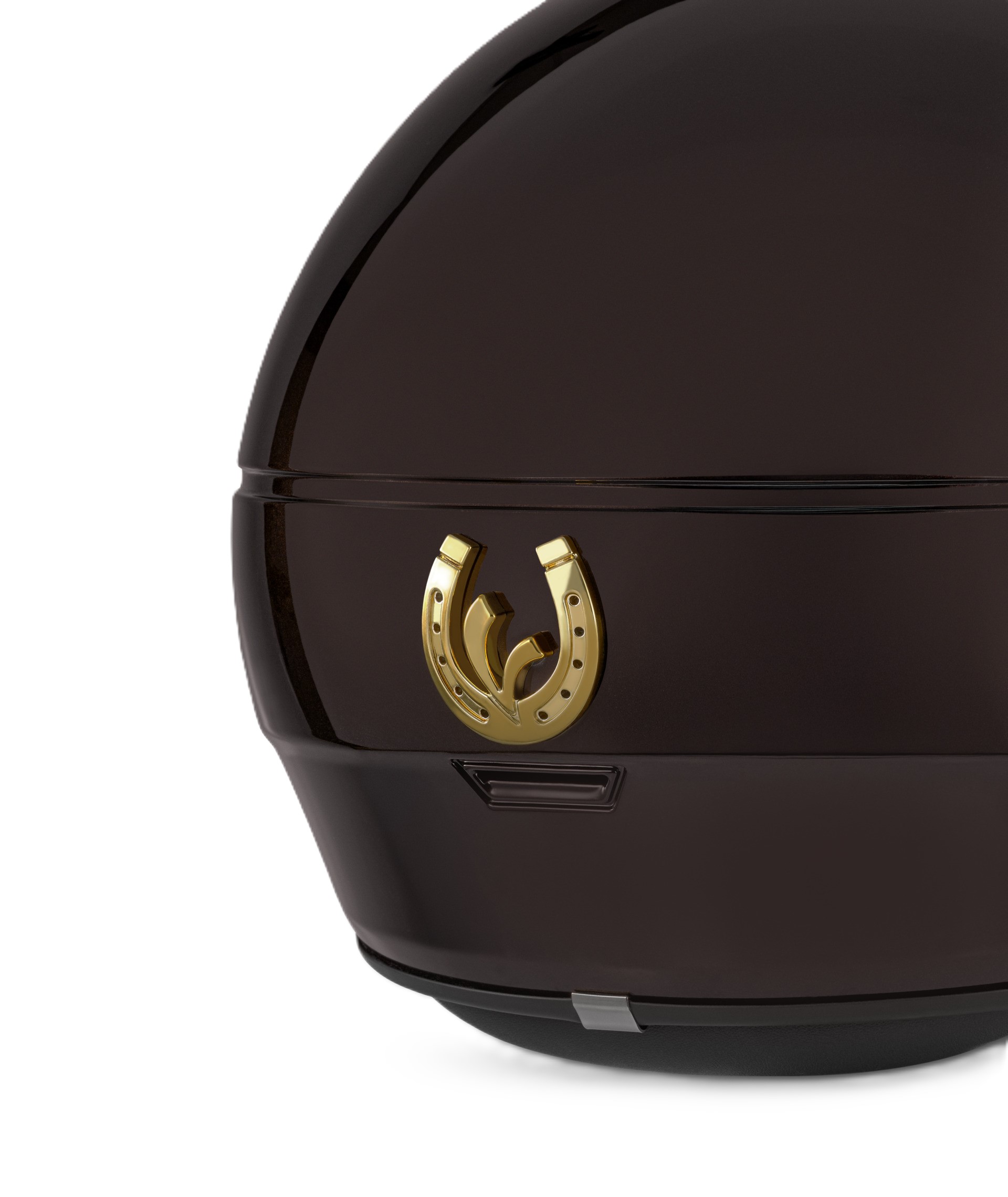 Casco jet Vespa Demi Jet 946 Horse, marrón brillante