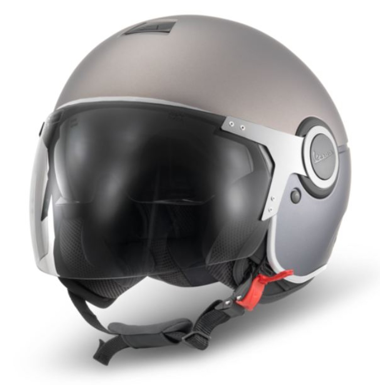 Casco Vespa jet Demi Jet, Argentario titanio